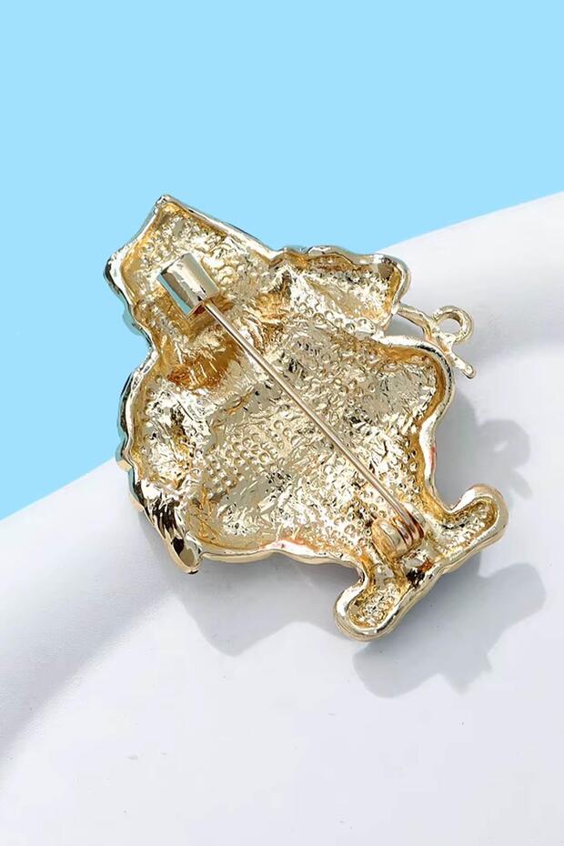 Yılbaşı Noel Baba Figürlü Broş - 6