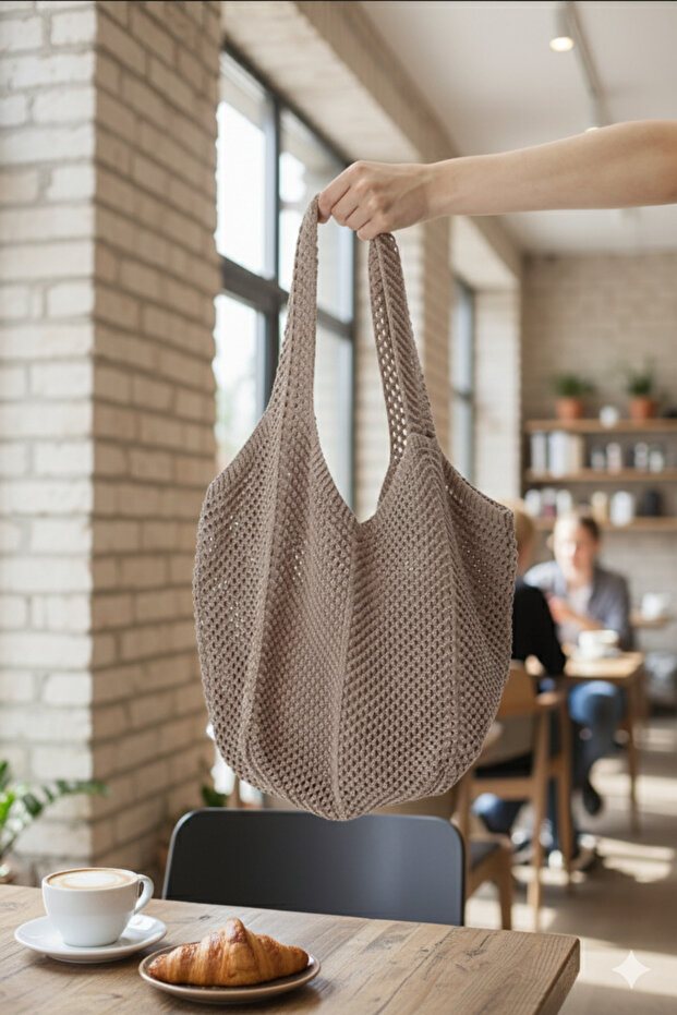 MARIN TRİKO ÖRME ÇANTA - 2