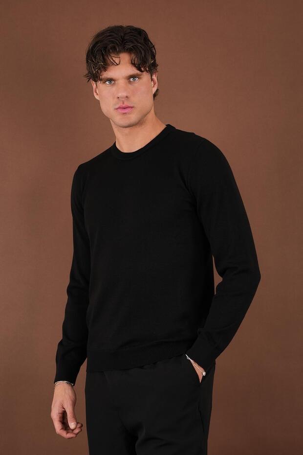 Crew Neck Knitwear Sweater