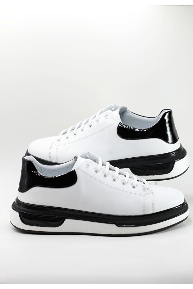 ERKEK %100 HAKİKİ DERİ ORTOPETİK BALON TABAN AYAKKABI - 3