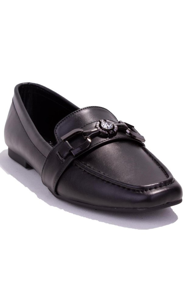 Dza07-8692050 Black Casual Ballet Women's Shoes