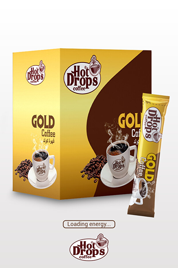 Gold Coffee (100Gr) 50 Pieces X 2 Gr Instant Granulated Coffee