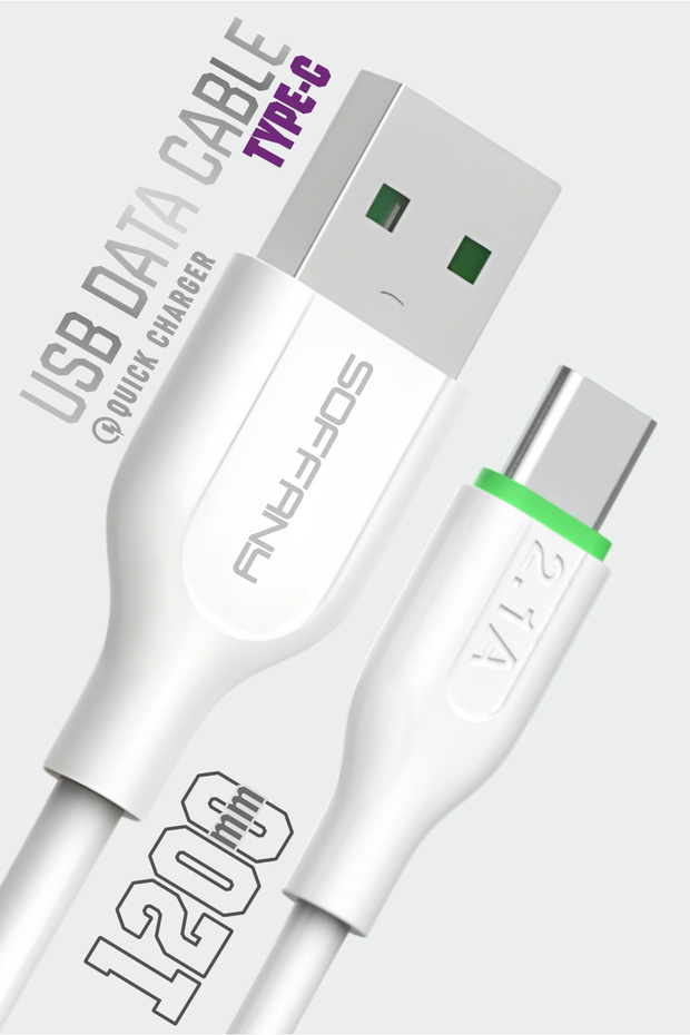 HM-506 USB TYPE-C Data & Şarj Kablosu 2.1A - 1