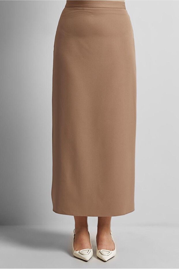 Straight Cut Long Skirt 60554