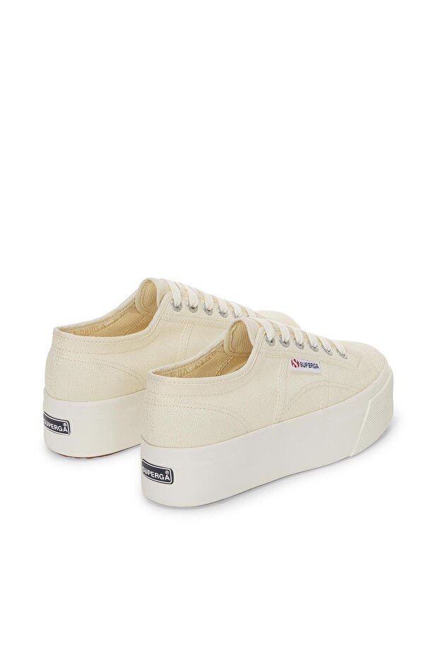 2790 Platform Kadın Bej Platform Sneaker - 3