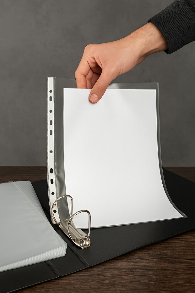 1.000 Adet A4 Şeffaf Dosya Föy Poşet Dosya Ofis-Büro-Okul - 4