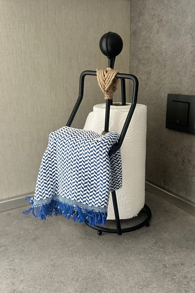 Decorative Paper Towel Holder with Human Figure Hand Towel Item Holder Hanging Kitchen Organizer
