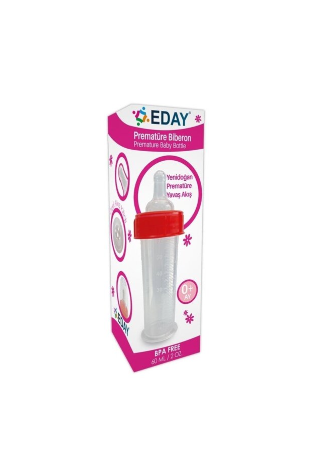 Premature Baby Bottle - Eday 60 ml - Premature Baby Bottle Pacifier