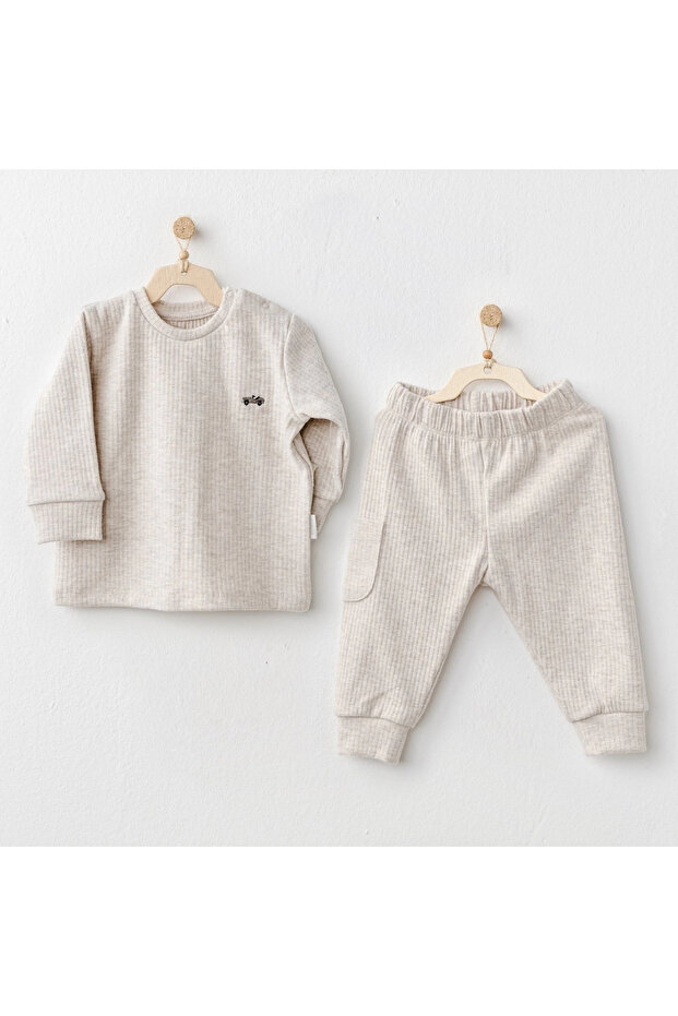 AC25205 Basic 2'Li Bebe Takım Beige - 1