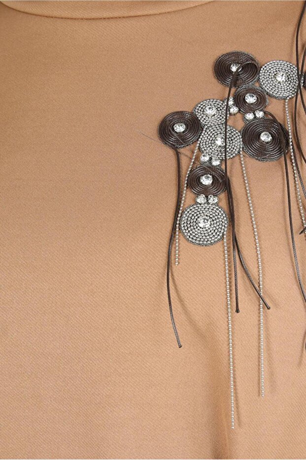 KEMERLİ ÖRME ELBİSE 44213 - 4