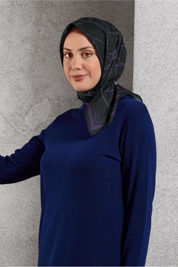 وشاح ألفينا منقوش 8507
