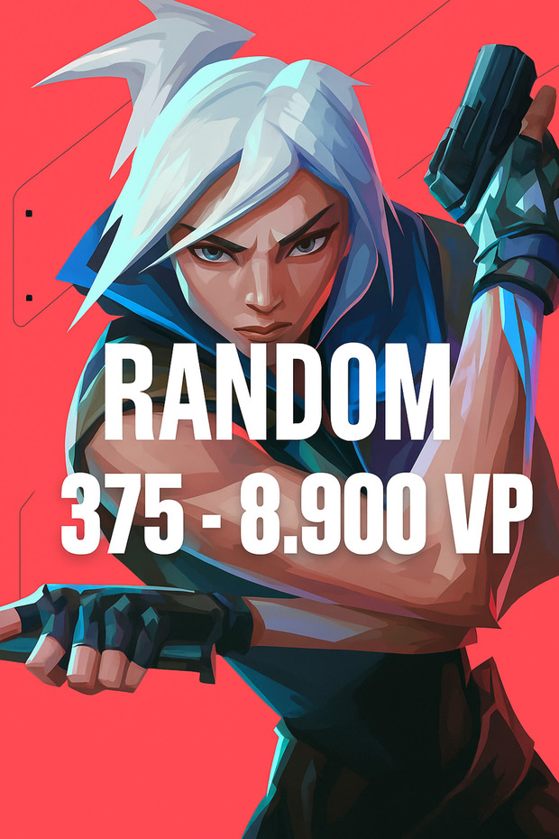 Valorant 375 - 8.900 Vp Arasi Random Vp