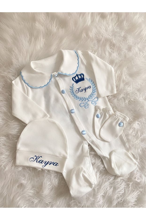 Embroidered Jumpsuit Set