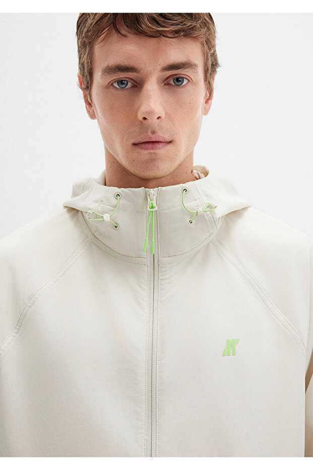 Αδιάβροχο K με κουκούλα Ecru Jacket Regular Fit / Κανονική εφαρμογή 0110610-70134 - 6