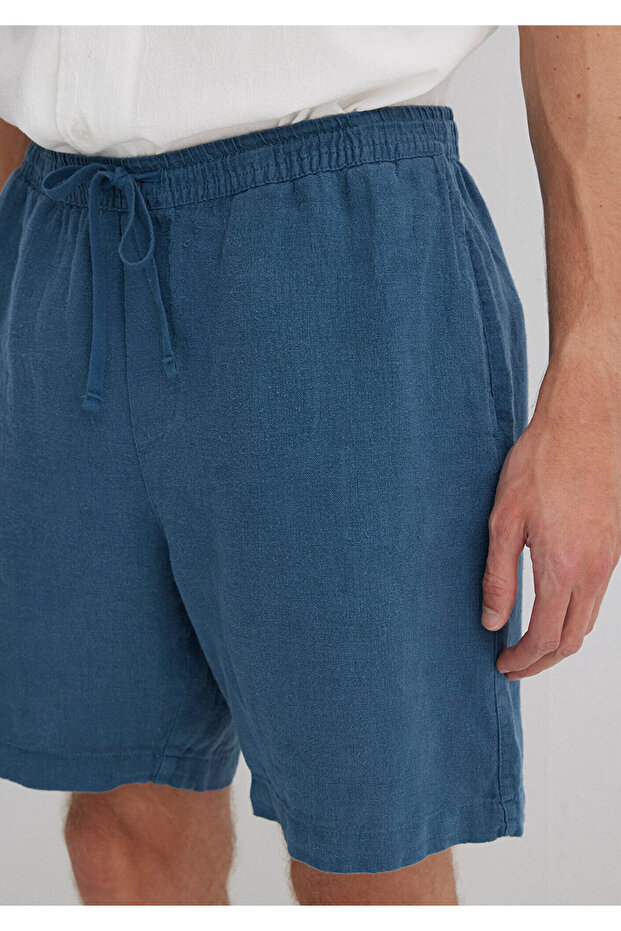 Keten Şort 0410103-89798 - 5