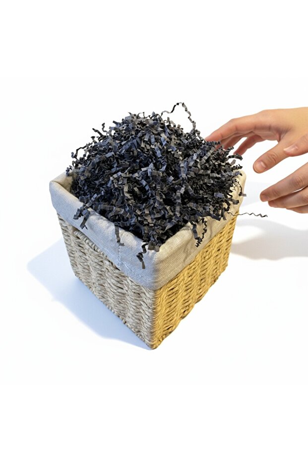 1 Kg Zigzag Kırpık Kağıt , Kırpıntı Kağıt *Antrasit - 1