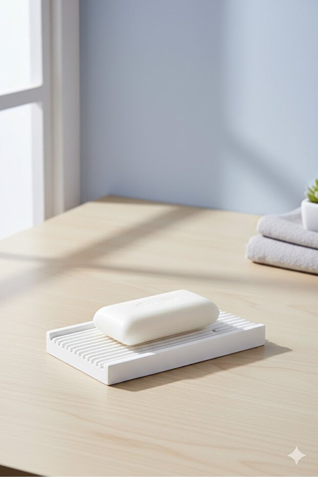 Handmade Rectangular Concrete Solid Soap Dispenser - 2