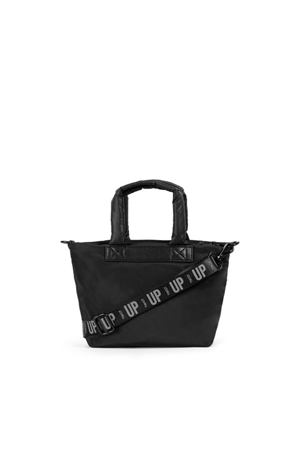 KONTRAST BİYELİ ÇİFT PARÇA ÇANTA - 5