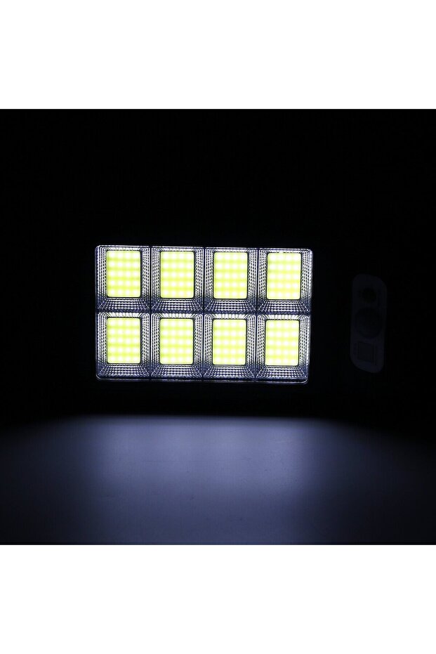 Mini Projector 160 LED COB 8 CASSETTES with solar panel, motion sensor and lights - 4