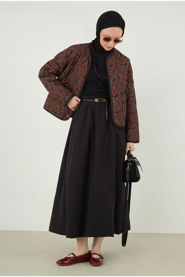 Soft Kraş Eşarp Siyah - 8