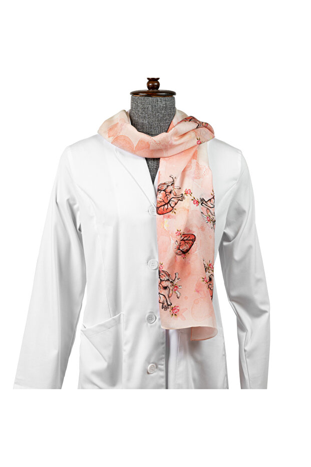 Eșarfă de mătase 35x155 - 100% mătase - 6