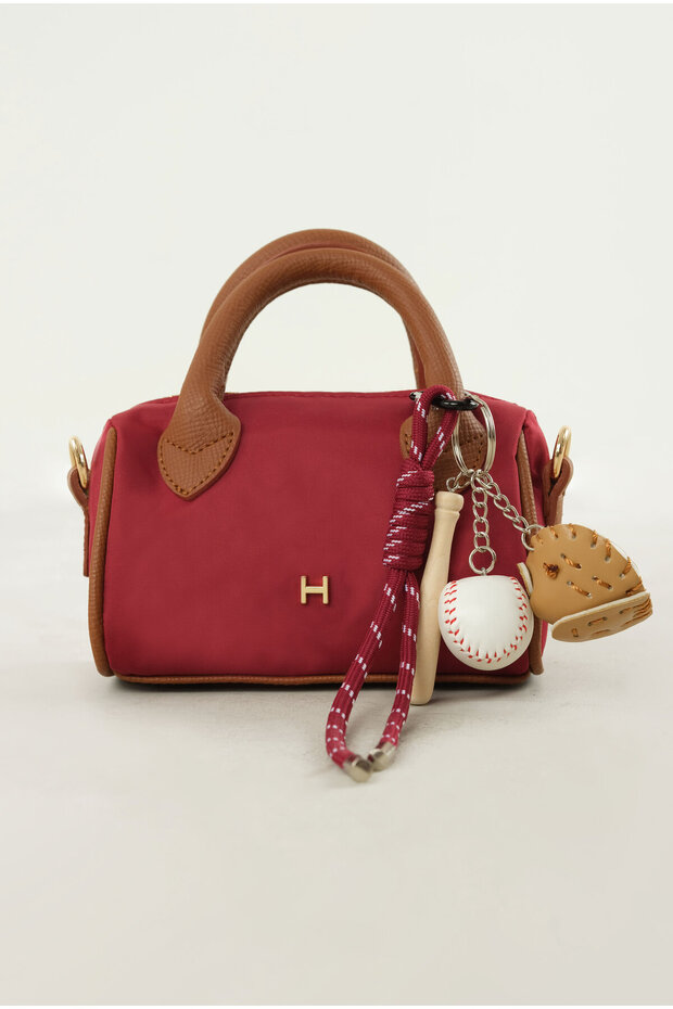 Mini Çanta Bordo - 2