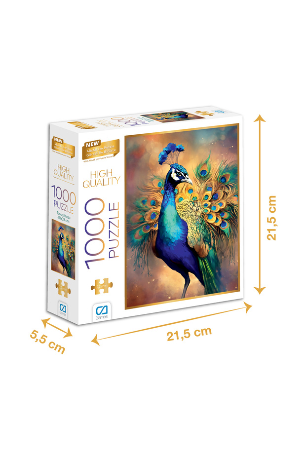 Peacock Puzzle 1000 Pieces