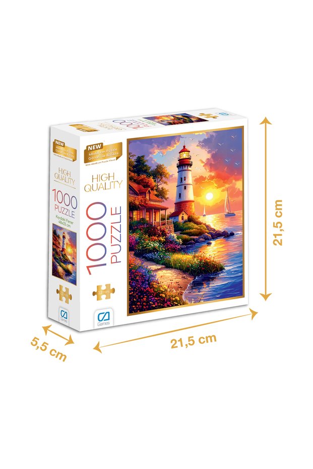 Lantern on the Coast 1000 Pieces Lighthouse Hobby Puzzle Jigsaw Puzzle