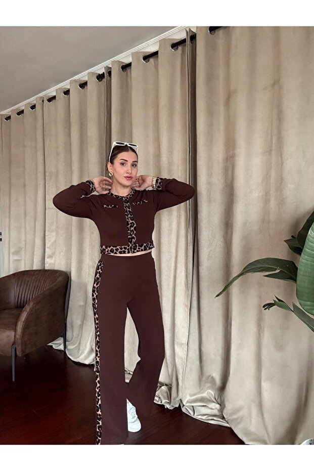 LEOPAR ŞERİTLİ ALT ÜST TAKIM - 2