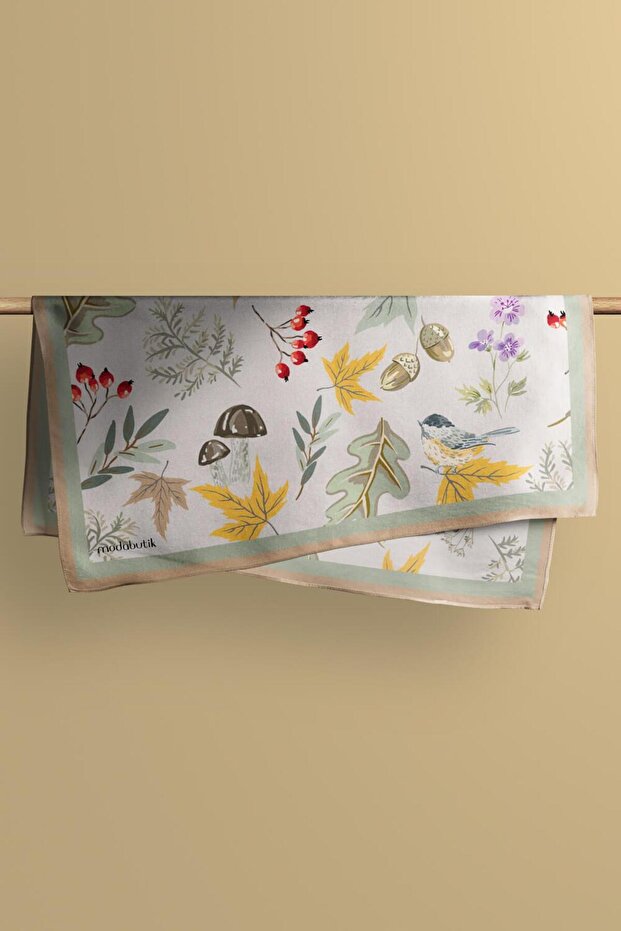 باندانا بنمط أوراق الشجر - 4