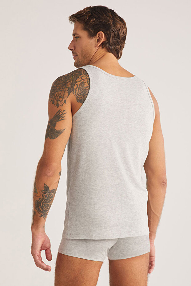 Scott Askılı 2 li Basic Erkek Atlet - 3