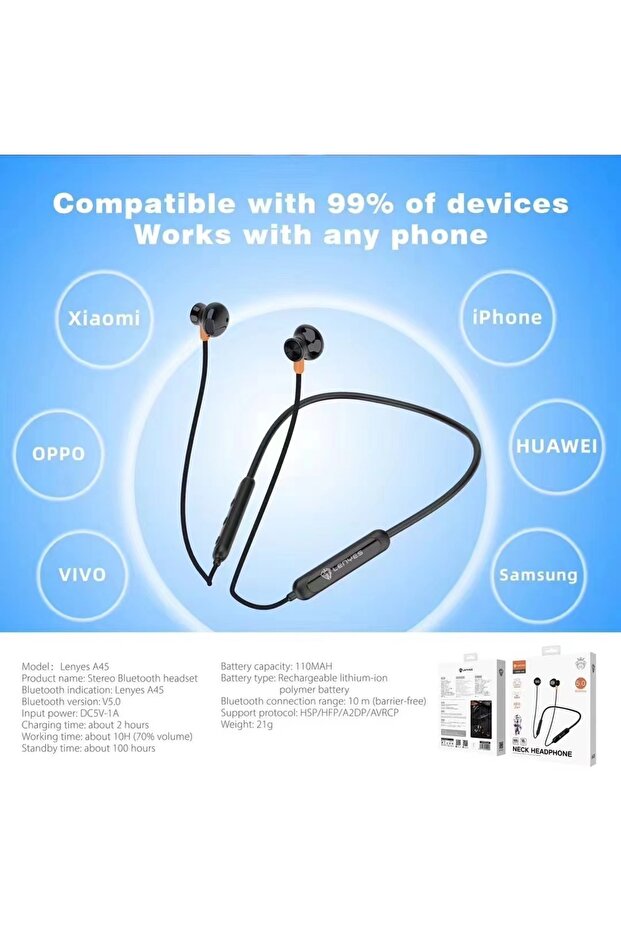 سماعة رأس لاسلكية A45 - 5