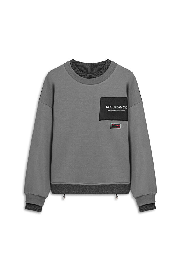 COLORBLOCK PATCH'Lİ SWEATSHIRT - 3