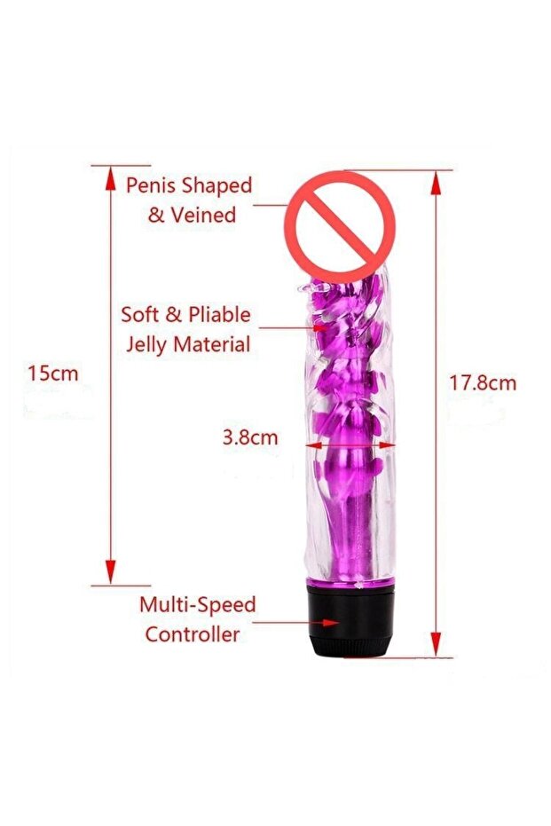 Titreşimli Vibratör Dildo - 3