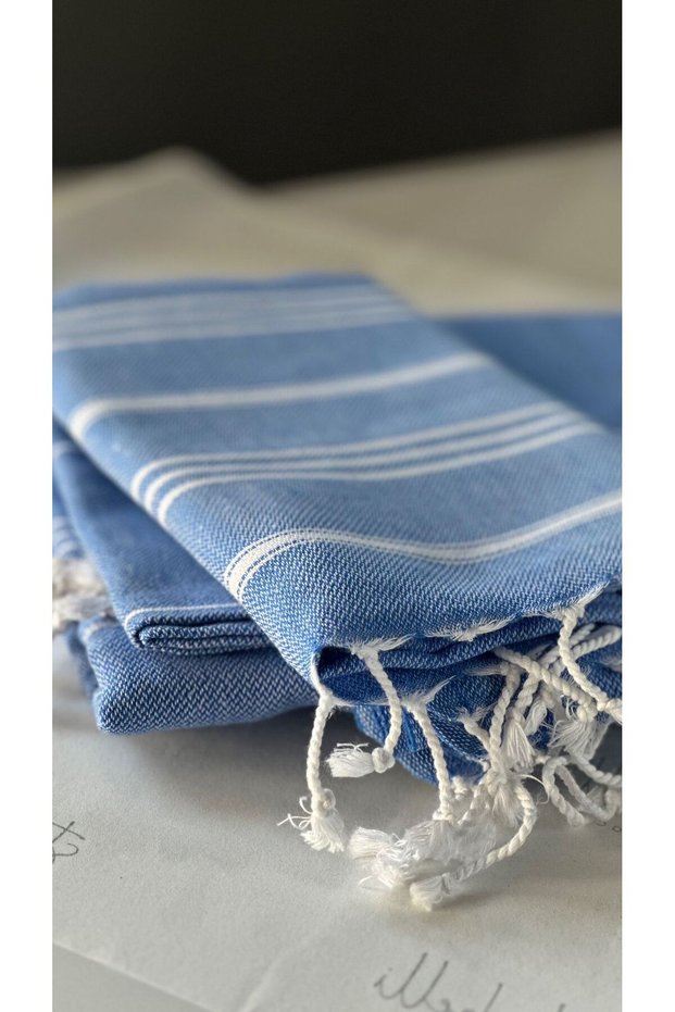 100% Cotton Peshtemal | Lightweight, Absorbent, Quick Dry | Peshtemal + Peşkir Set | Sultan | 2 Sets