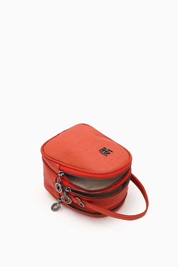 Mini Bucket Çanta - Kiremit - 4