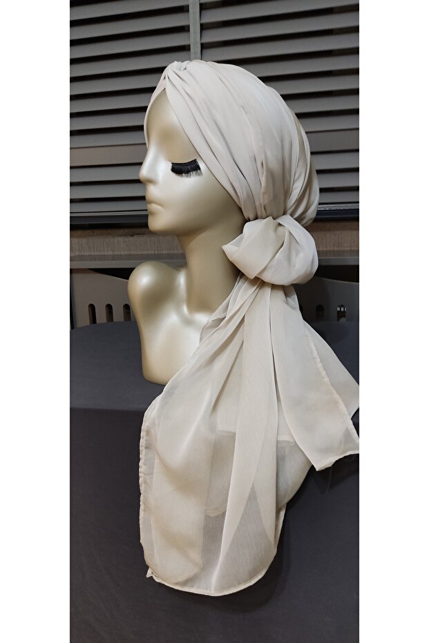 Krem rengi boneşal - 4