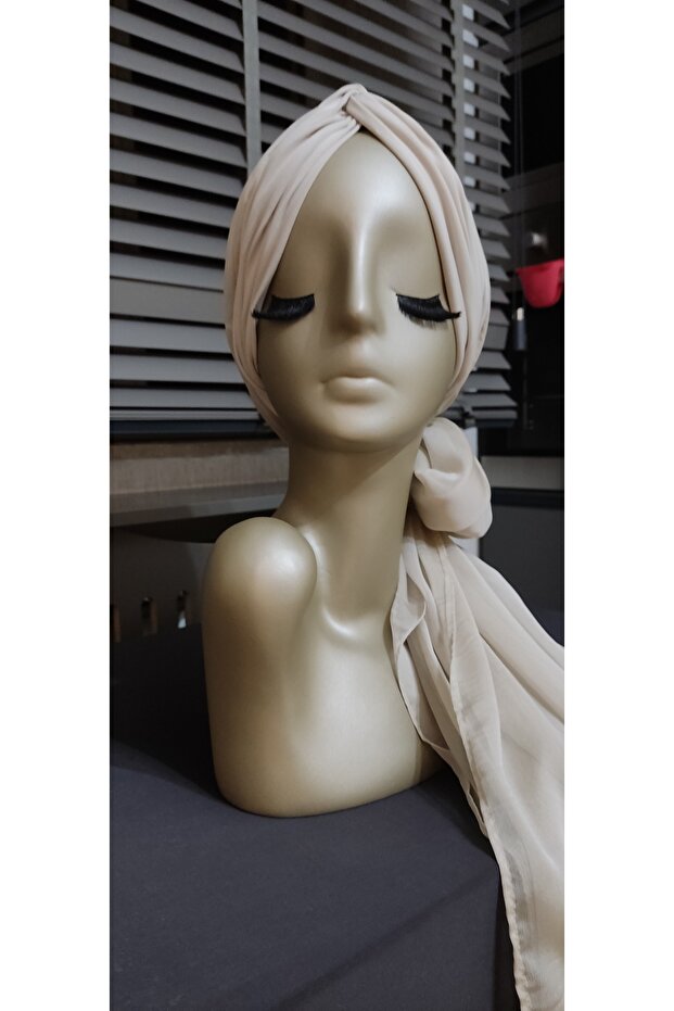 Krem rengi boneşal - 5