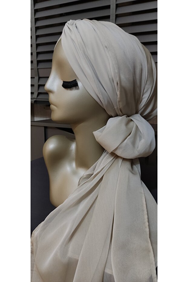 Krem rengi boneşal - 3