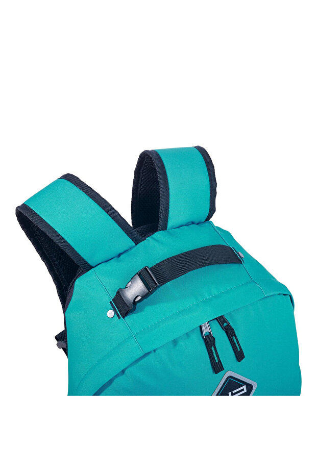 Backpack 1 compartment 2 removable pockets 1 strap Turquoise - 5