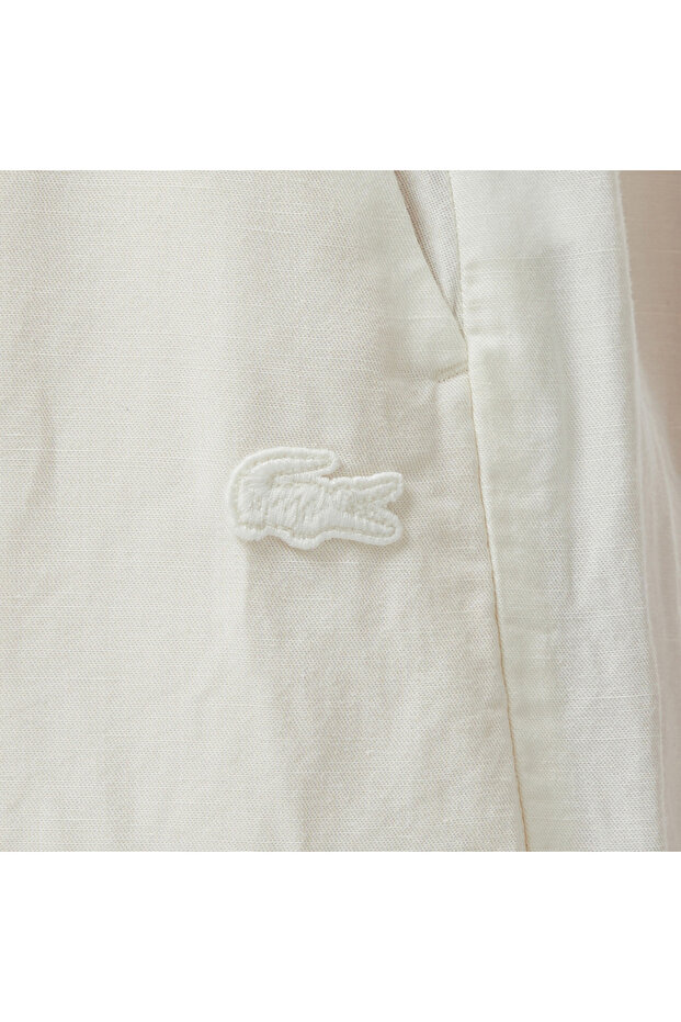 Kadın Relaxed Fit Beyaz Pantolon - 5