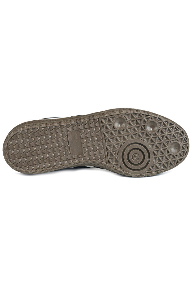 Kadın Siyah Yüksek Tabanlı Spor Ayakkabı - 6