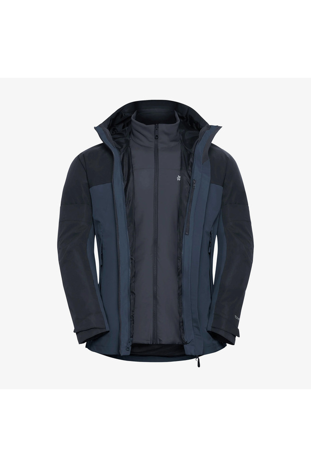 Wild Places 3in1 Erkek Lacivert Outdoor Ceket - 6