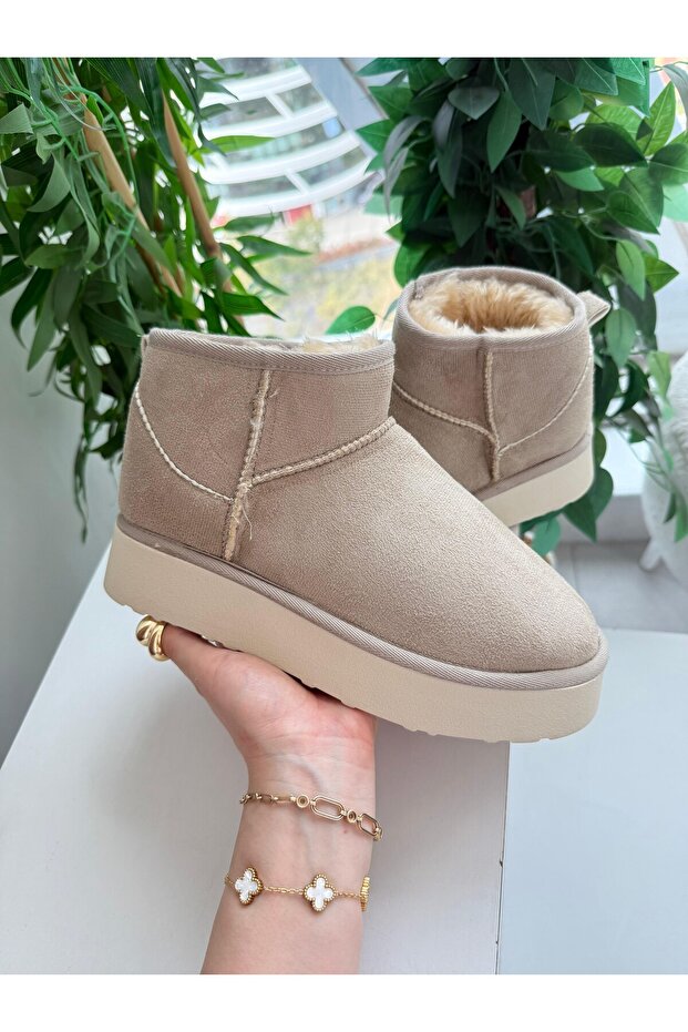 KADIN BOT PLATFORM KREM - 1