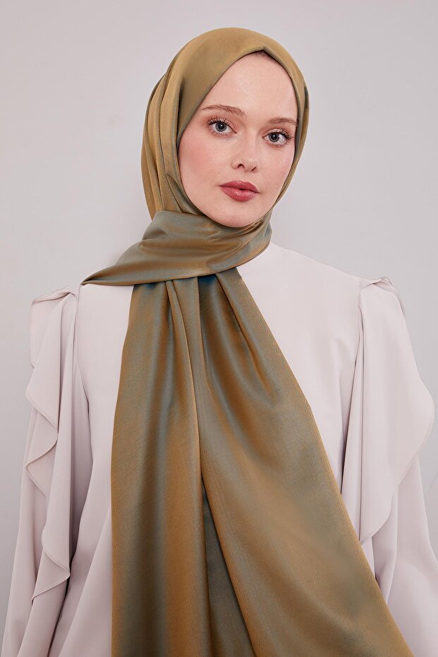 Grass Green Silk Shawl