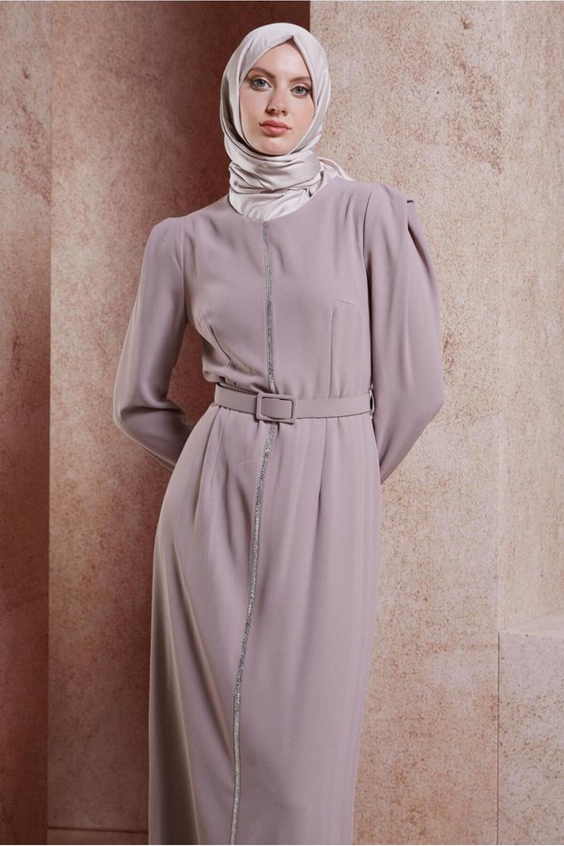 Stone Dress with Belt 41778