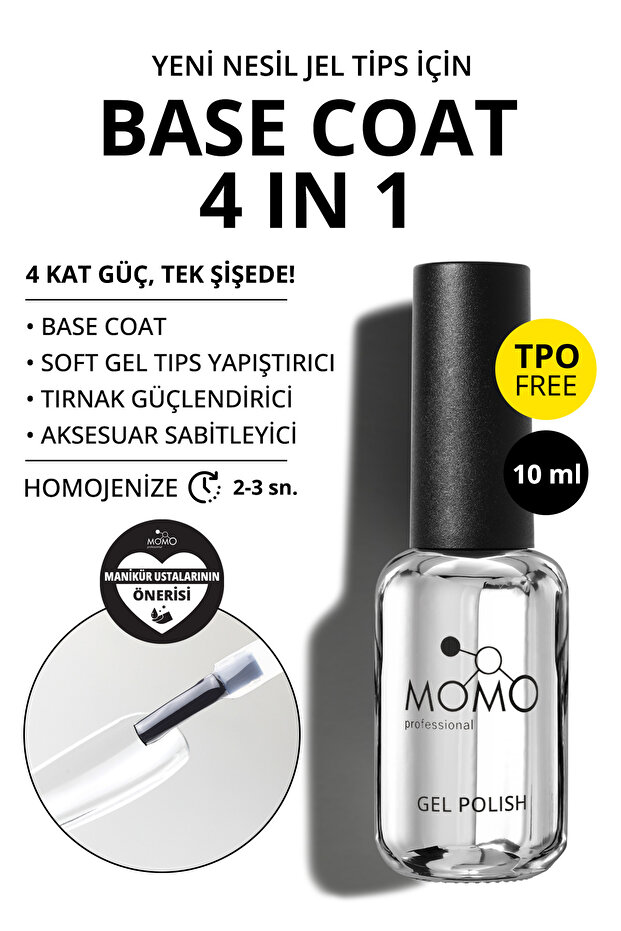 Base Coat 4 In 1, 10 ml - 1