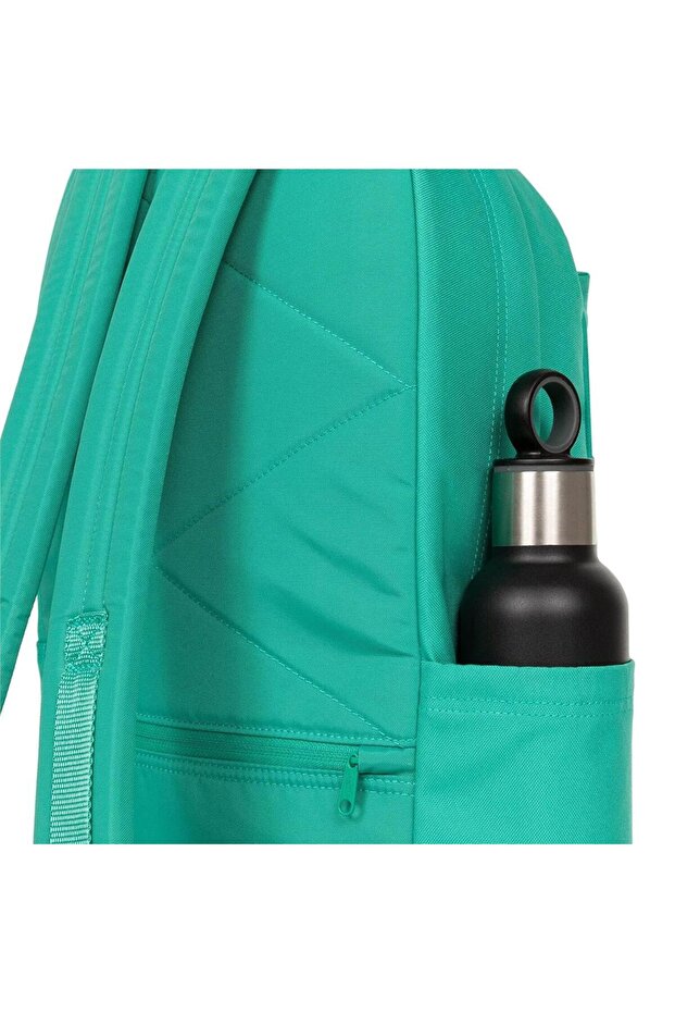 حقيبة ظهر مبطنة مزدوجة باللون الأخضر النباتي - 7