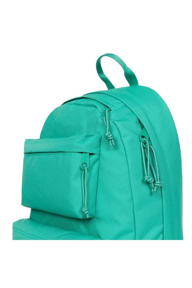 حقيبة ظهر مبطنة مزدوجة باللون الأخضر النباتي - 5