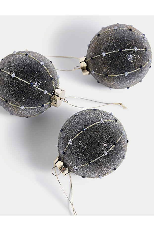 3'lü Cam Yılbaşı Süsü - 1